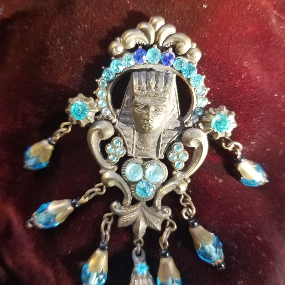 CZECH GLASS BROACH - Picture 3 of 5